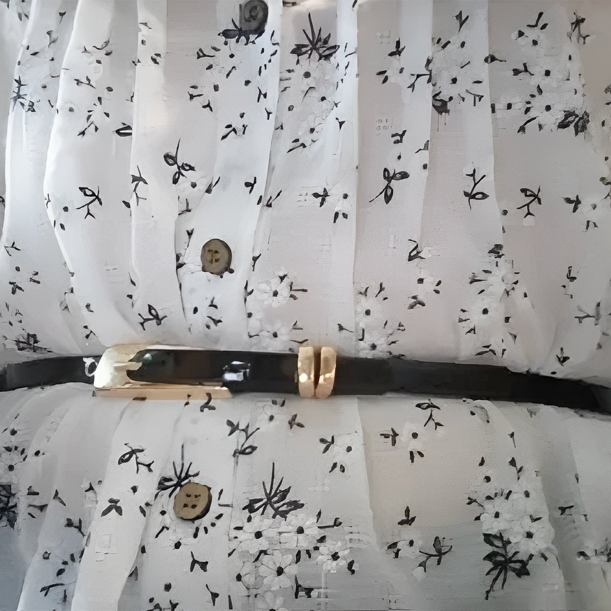Belt Imprime Leopard For Women Model Callen by Zictor