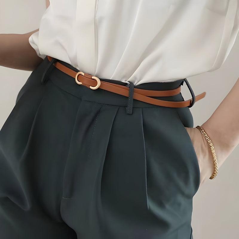 Belt In Simili Vegan Buckle Chic For Women Model Jensen by Zictor
