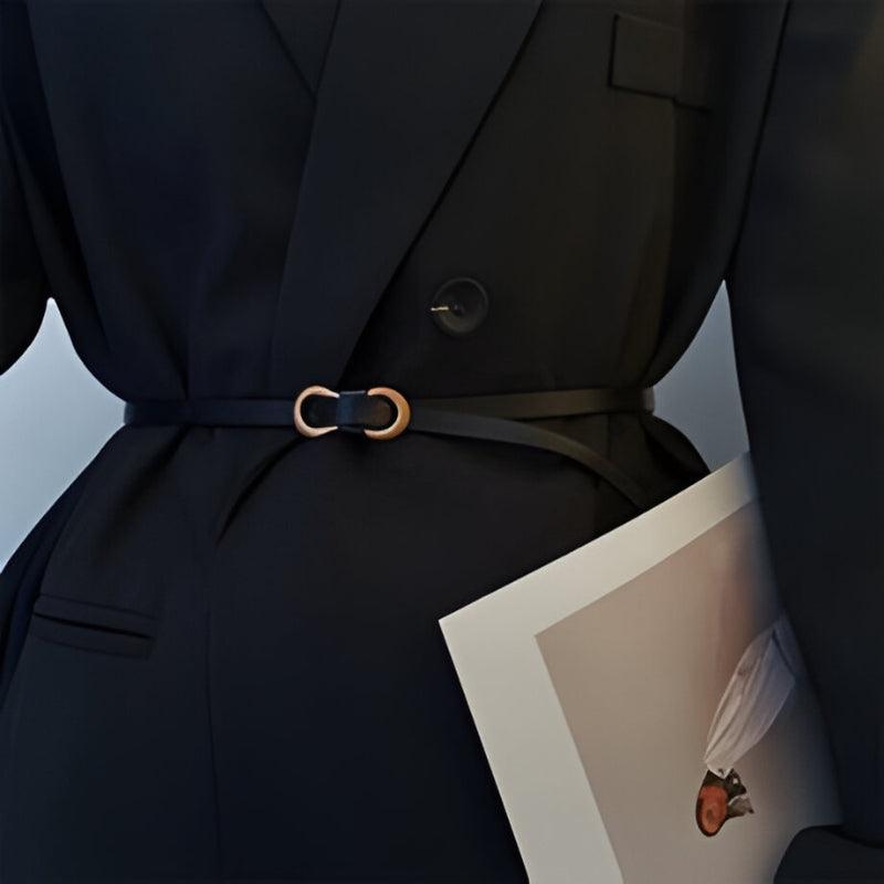 Belt In Simili Vegan Buckle Chic For Women Model Jensen by Zictor
