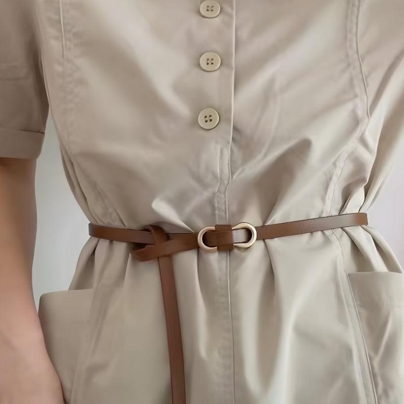 Belt In Simili Vegan Buckle Chic For Women Model Jensen by Zictor