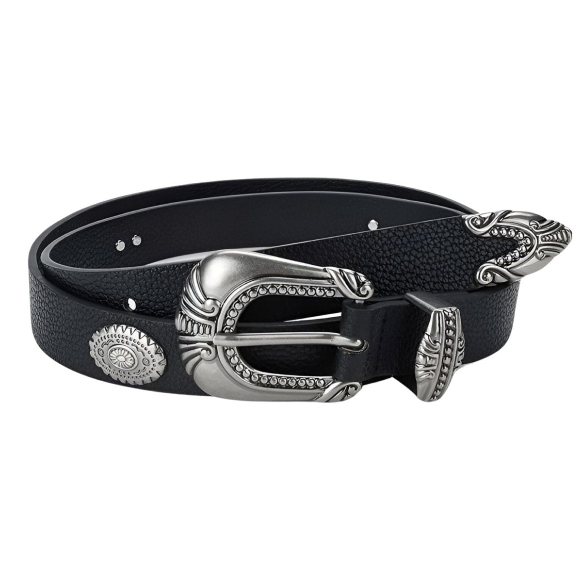 Belt slim to buckle western vintage, model Haru - Zictor