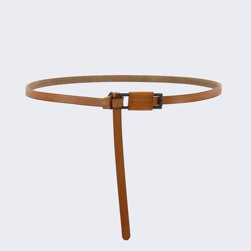 Belt slim to nouer for women, model Bravea - Zictor