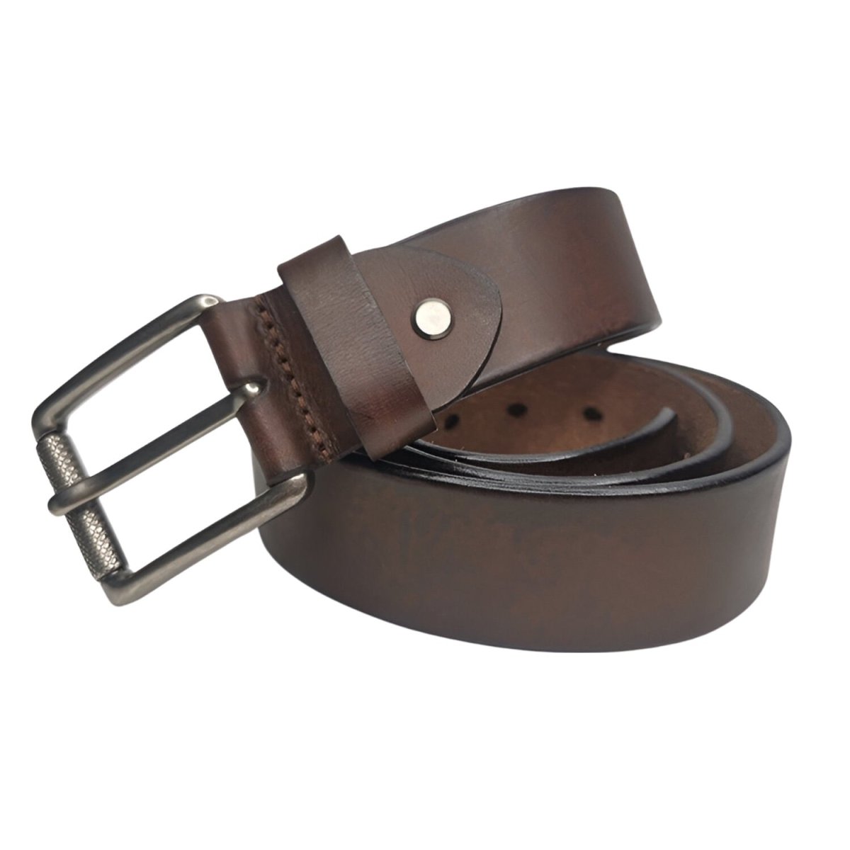 Belt In Leather Pleine Fleure Buckle TO Rouleau For Men Model Rowan by Zictor