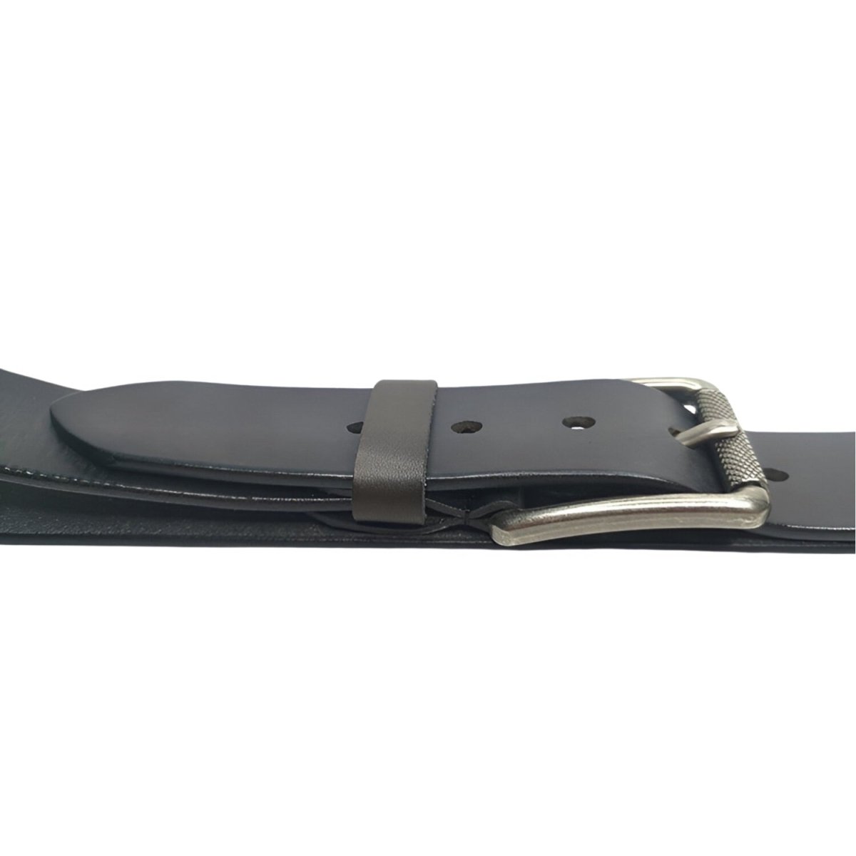 Belt In Leather Pleine Fleure Buckle TO Rouleau For Men Model Rowan by Zictor