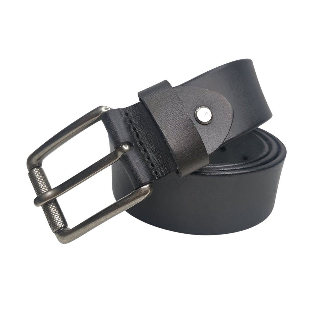 Belt In Leather Pleine Fleure Buckle TO Rouleau For Men Model Rowan by Zictor