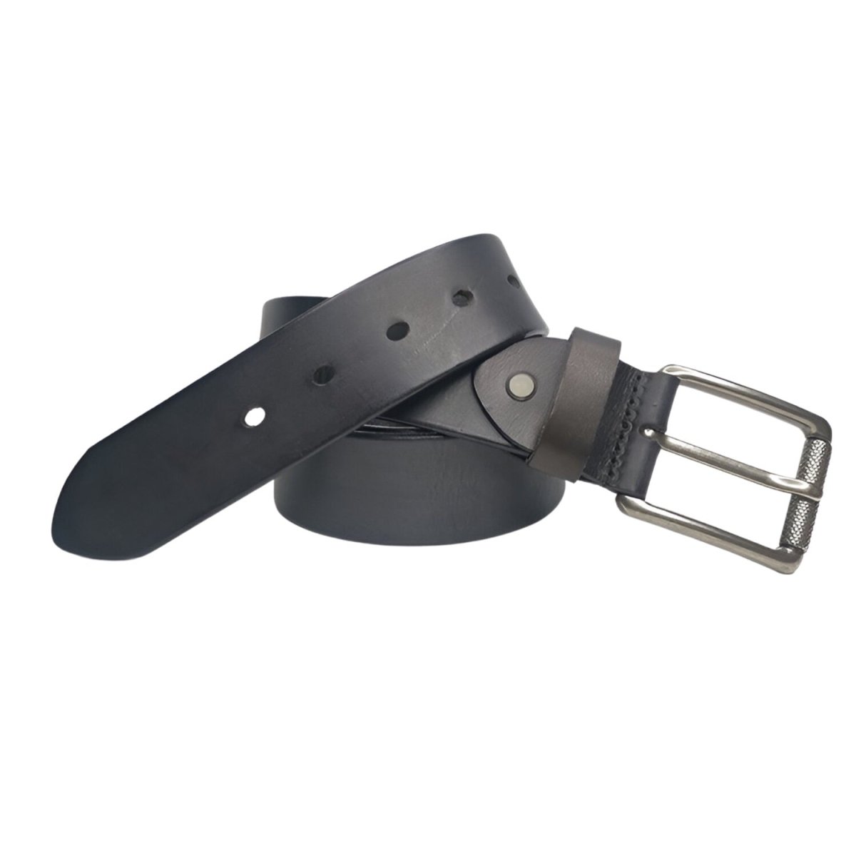 Belt In Leather Pleine Fleure Buckle TO Rouleau For Men Model Rowan by Zictor
