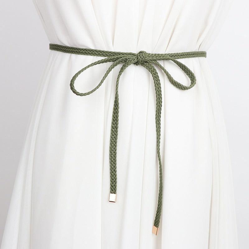 Belt to nouer in corde of coton ciré, model Jamieo - Zictor