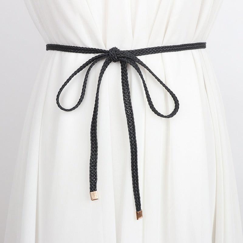 Belt to nouer in corde of coton ciré, model Jamieo - Zictor