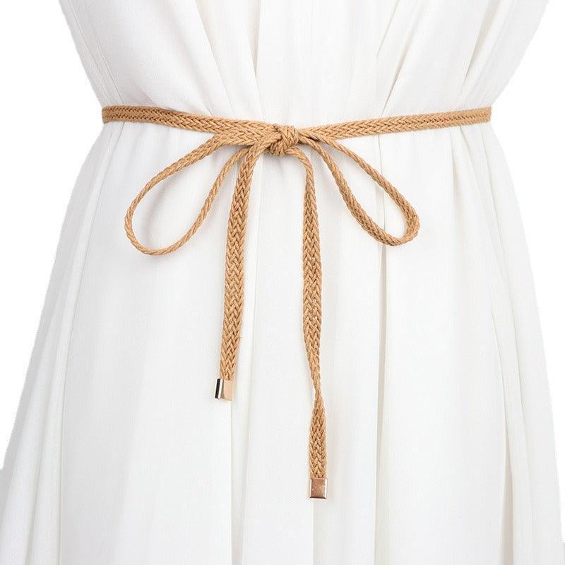 Belt to nouer in corde of coton ciré, model Jamieo - Zictor