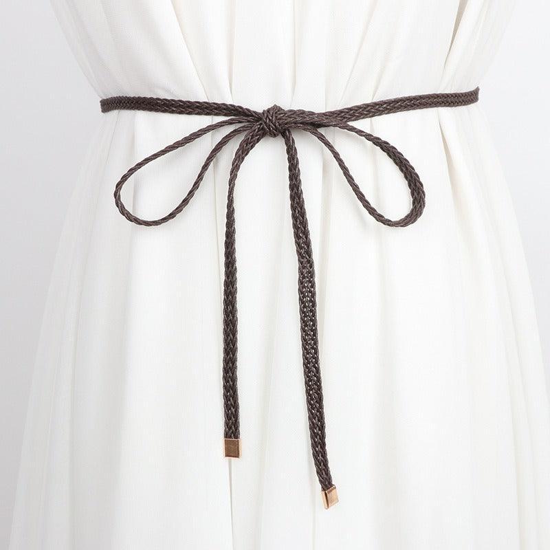 Belt to nouer in corde of coton ciré, model Jamieo - Zictor