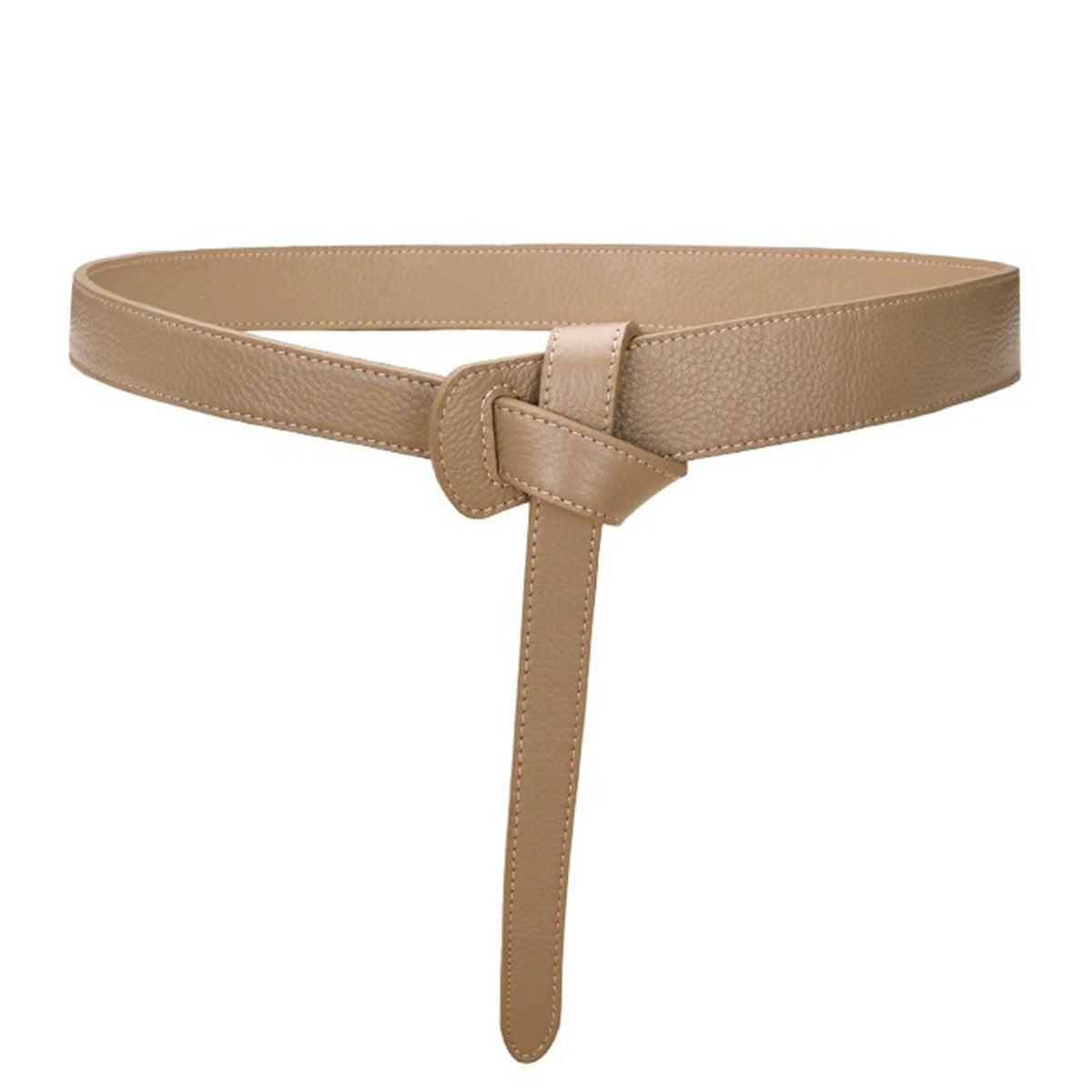 Belt to nouer in leather soft, model Eliot - Zictor