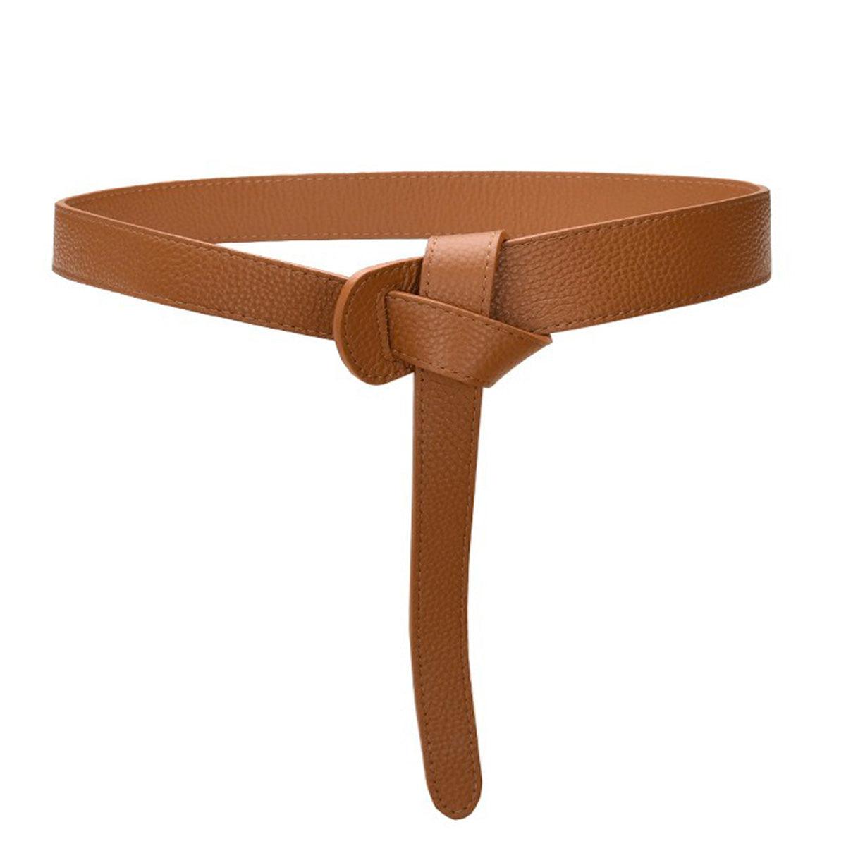 Belt to nouer in leather soft, model Eliot - Zictor