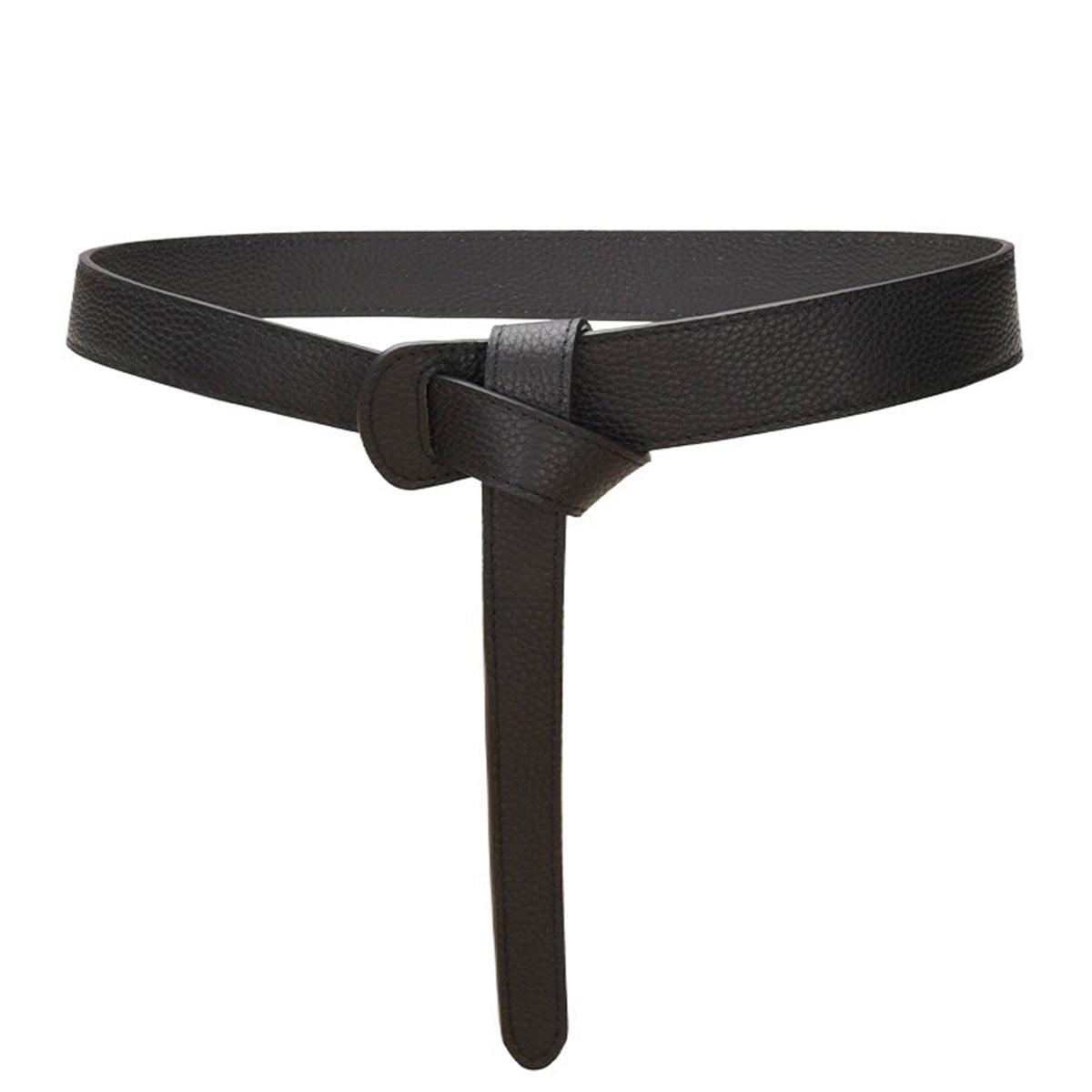 Belt to nouer in leather soft, model Eliot - Zictor