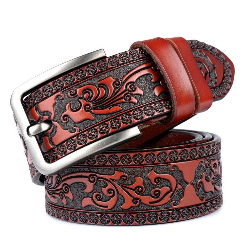 Belt Western in leather for men, model Casei - Zictor