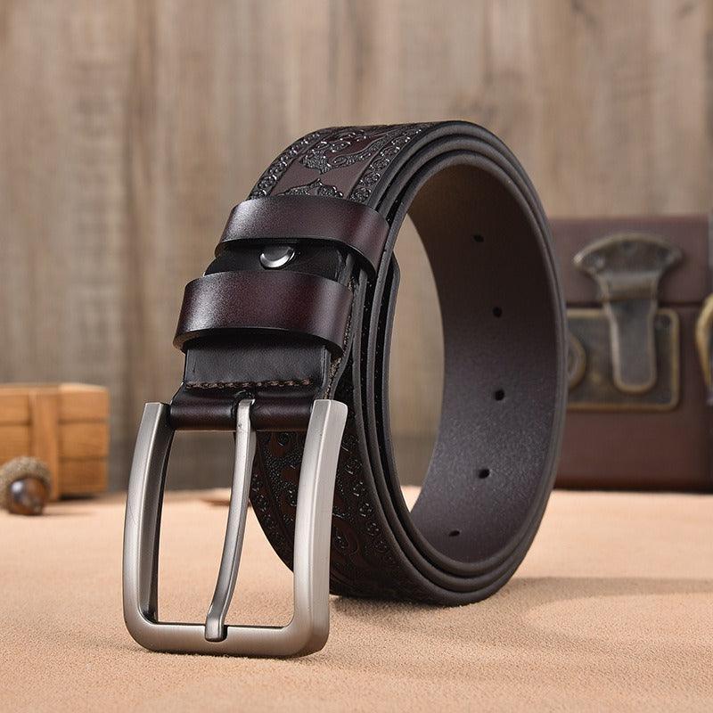 Belt In Leather For Men Model Logan by Zictor