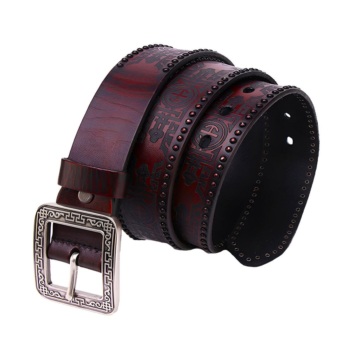Belt In Leather Men Ou Women Model Huxleey by Zictor