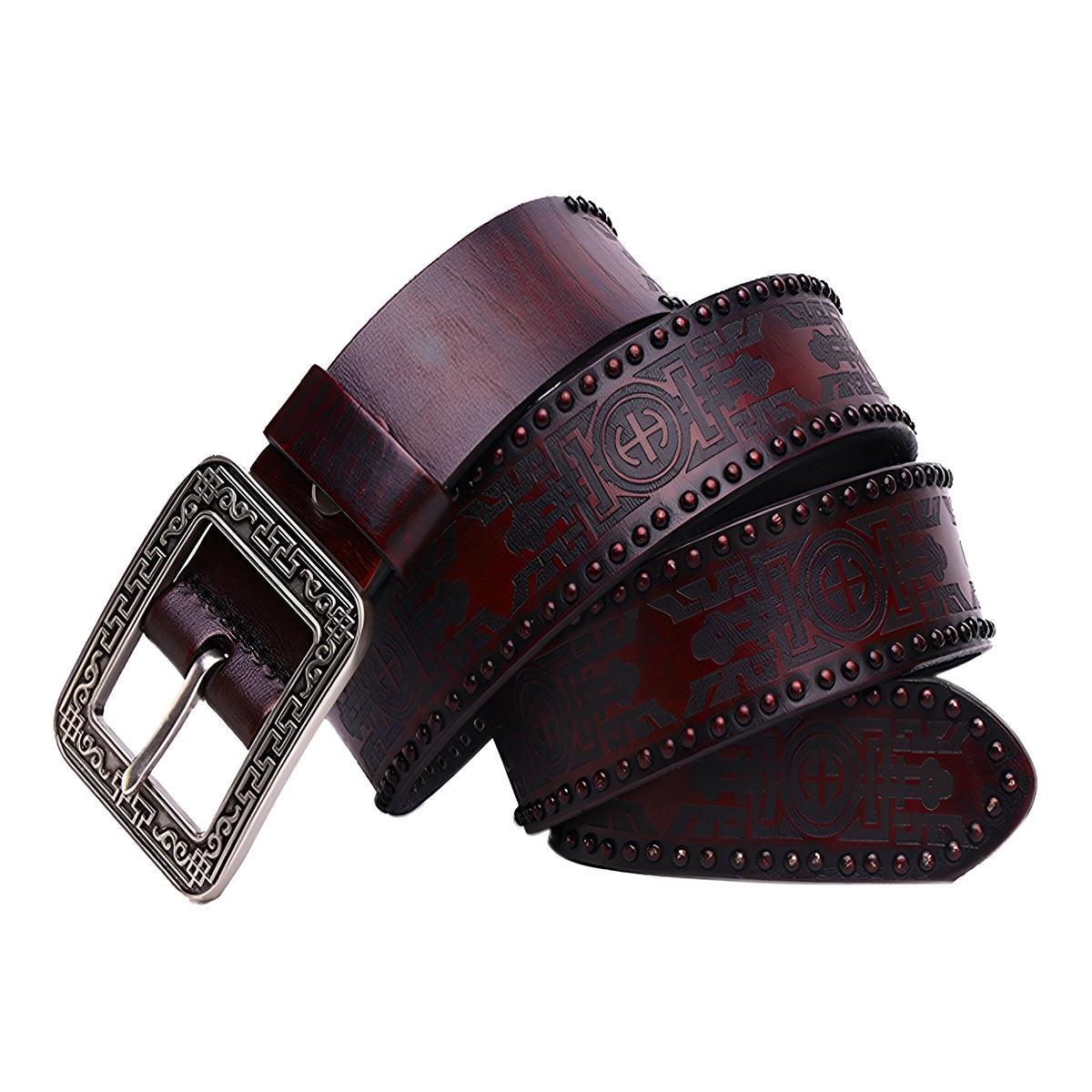 Belt In Leather Men Ou Women Model Huxleey by Zictor