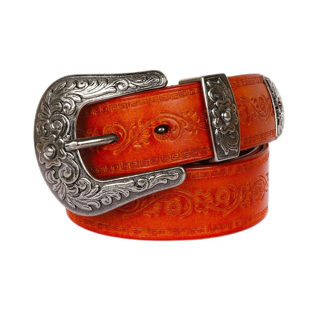Belt Western in leather, model Baileie - Zictor