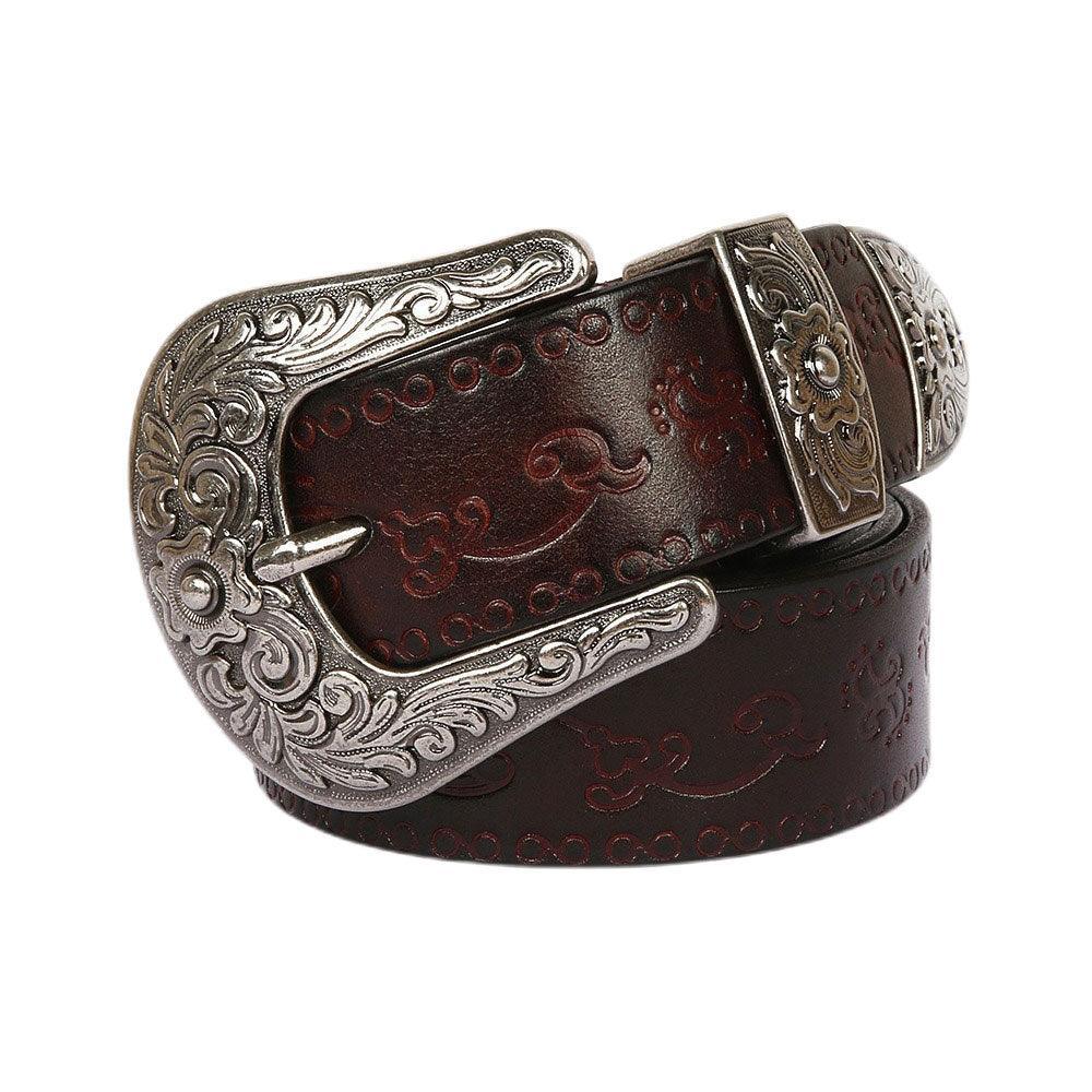 Belt Western in leather, model Baileie - Zictor