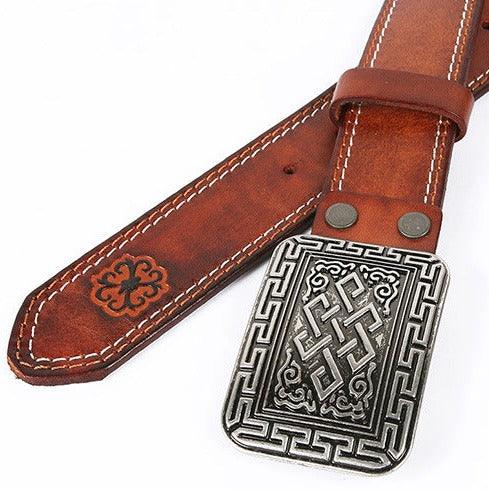 Belt In Leather Model Chineye by Zictor