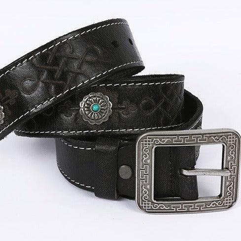 Belt In Leather Model Henley by Zictor