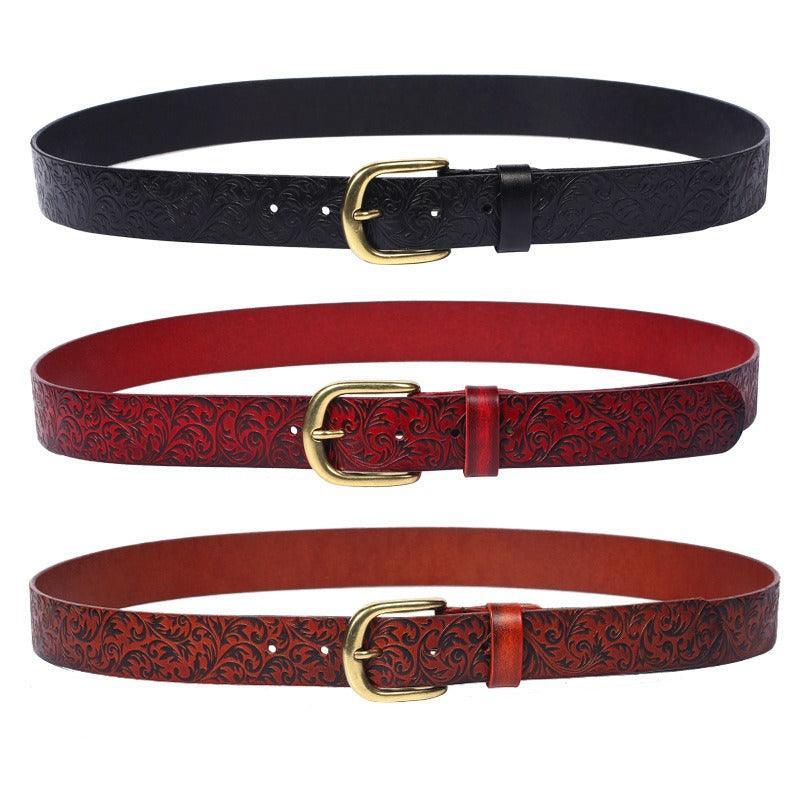 Belt In Leather For Women Model 1 Saige by Zictor