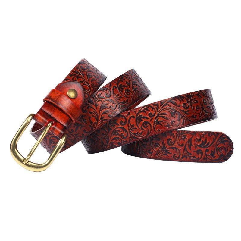 Belt In Leather For Women Model 1 Saige by Zictor