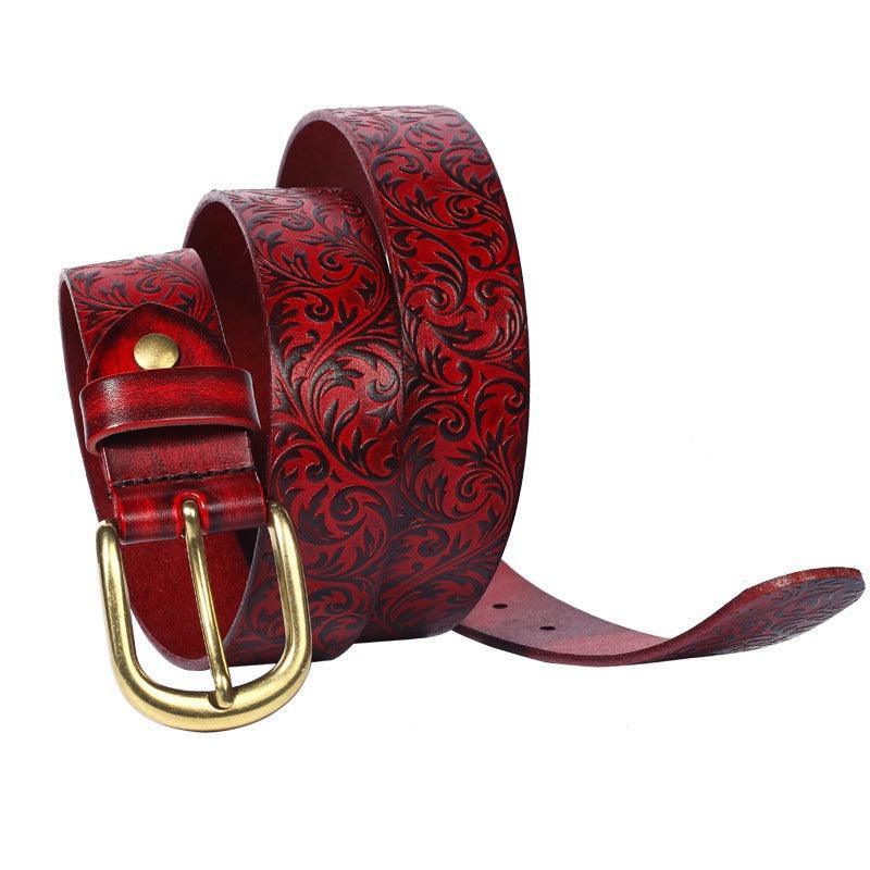 Belt In Leather For Women Model 1 Saige by Zictor