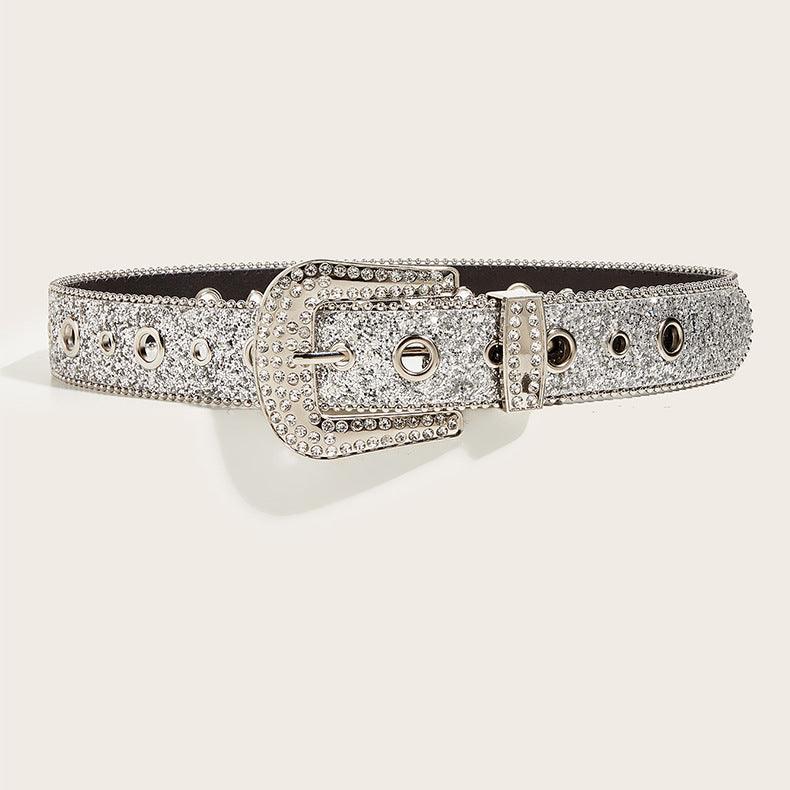 Belt Paillettee With Buckle Strass Model Logani by Zictor