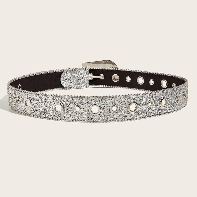 Belt Paillettee With Buckle Strass Model Logani by Zictor