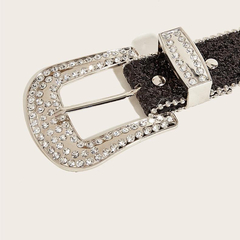Belt Paillettee With Buckle Strass Model Logani by Zictor