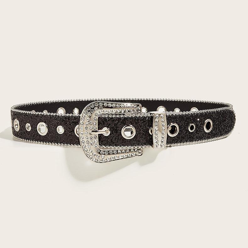 Belt Paillettee With Buckle Strass Model Logani by Zictor