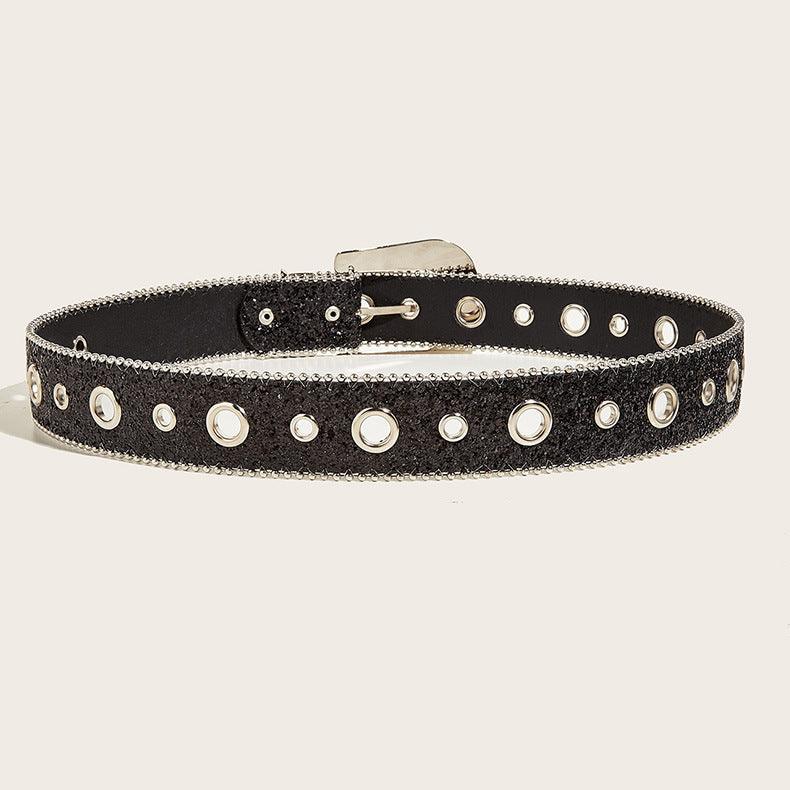 Belt Paillettee With Buckle Strass Model Logani by Zictor