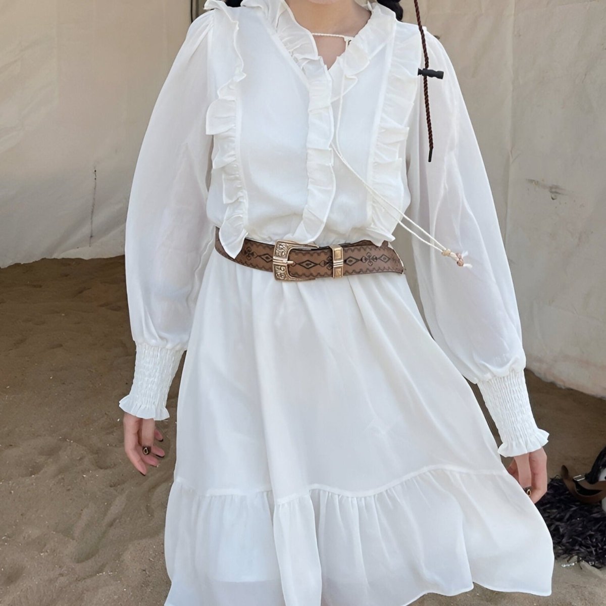 Belt TO Motifs Geometriques Model Sashay by Zictor