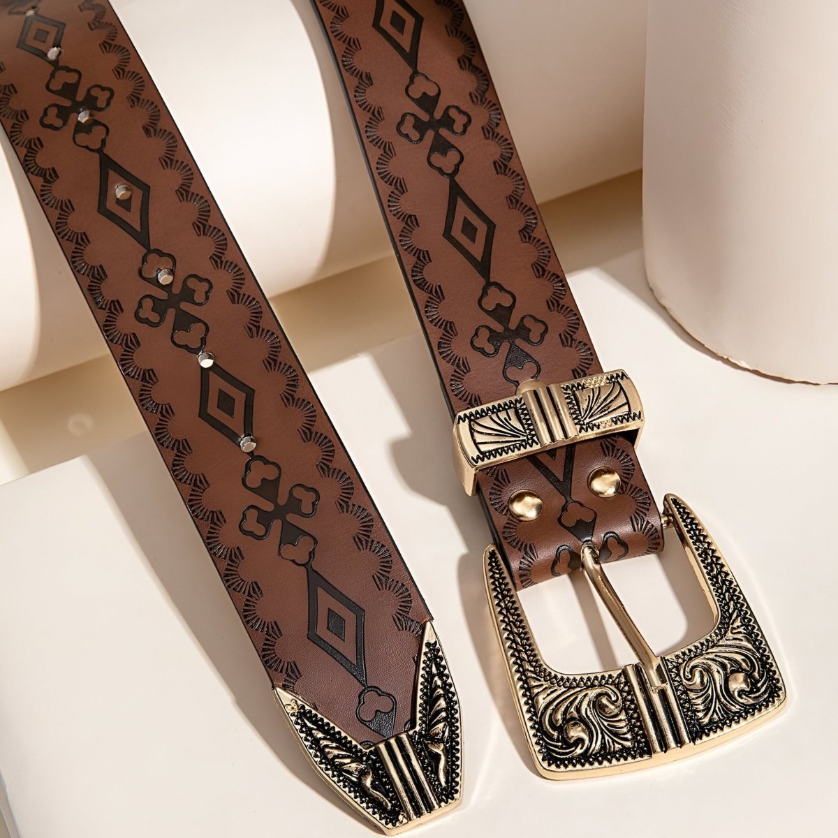 Belt TO Motifs Geometriques Model Sashay by Zictor