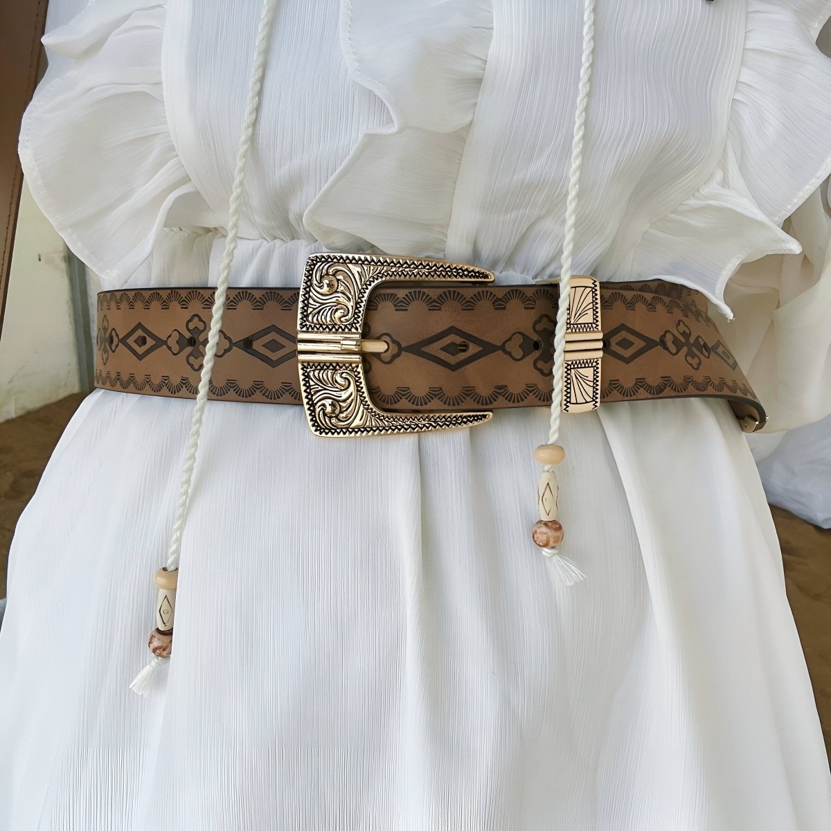 Belt TO Motifs Geometriques Model Sashay by Zictor