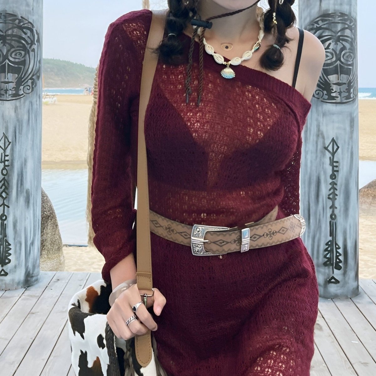 Belt TO Motifs Geometriques Model Sashay by Zictor