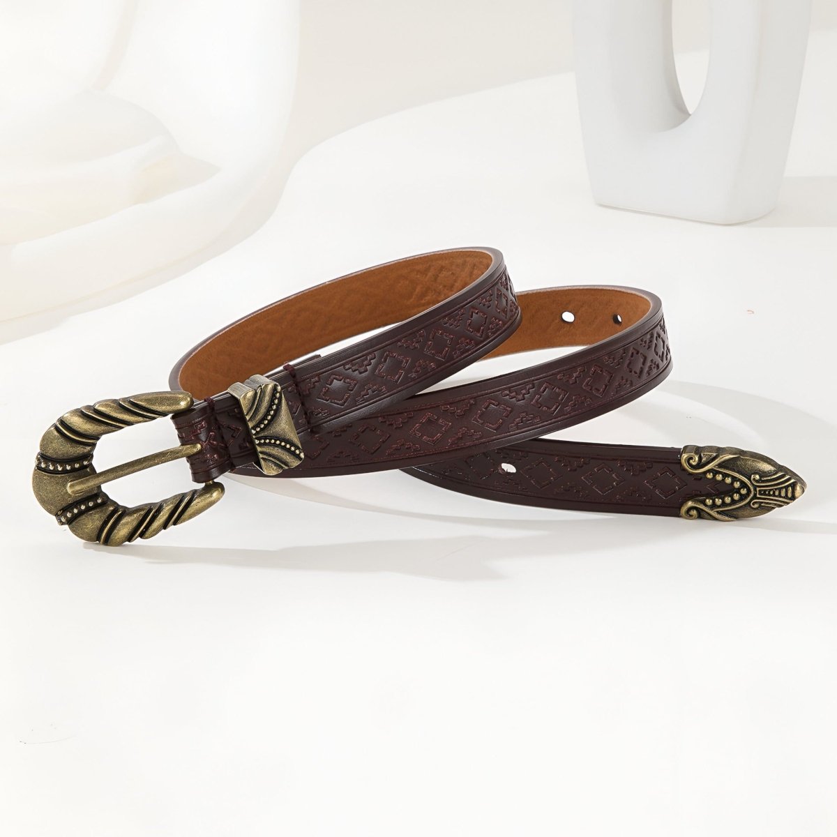 Belt TO Motifs Geometriques Model Alexe by Zictor