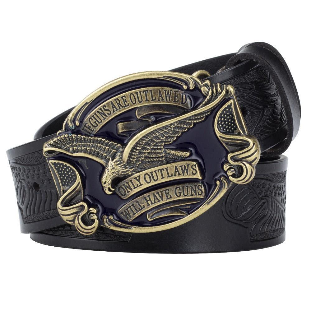 Belt western with aigle, model Fadil - Zictor