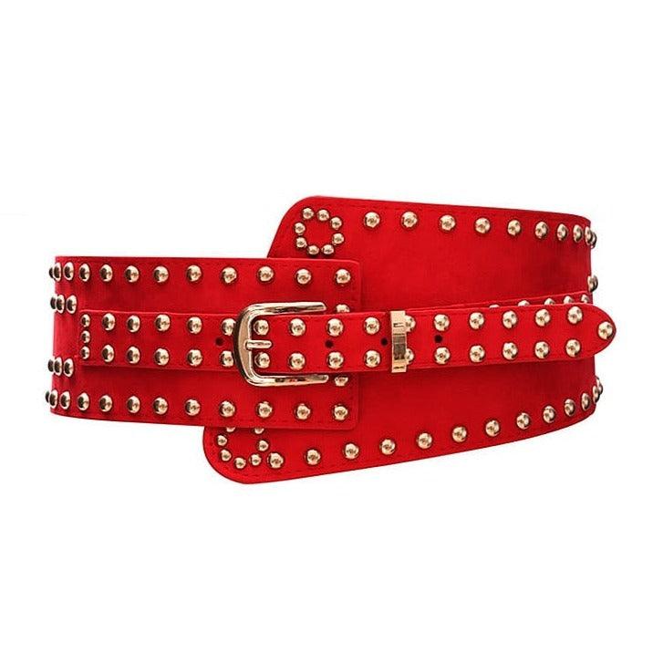 Belt wide elastic and cAydentée, size haute, for women, model Callie - Zictor