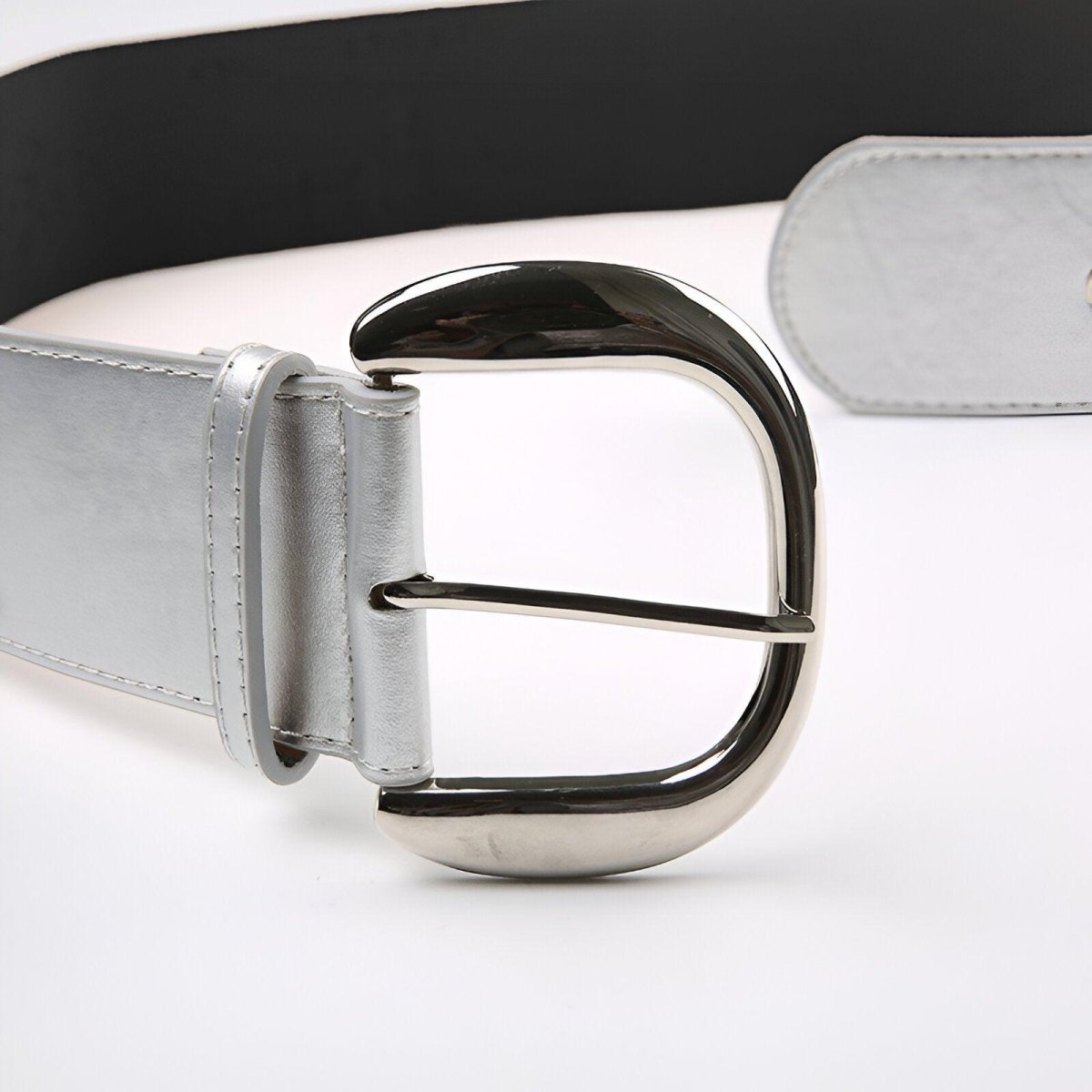 Belt Silver TO Rivets Model Shaan by Zictor