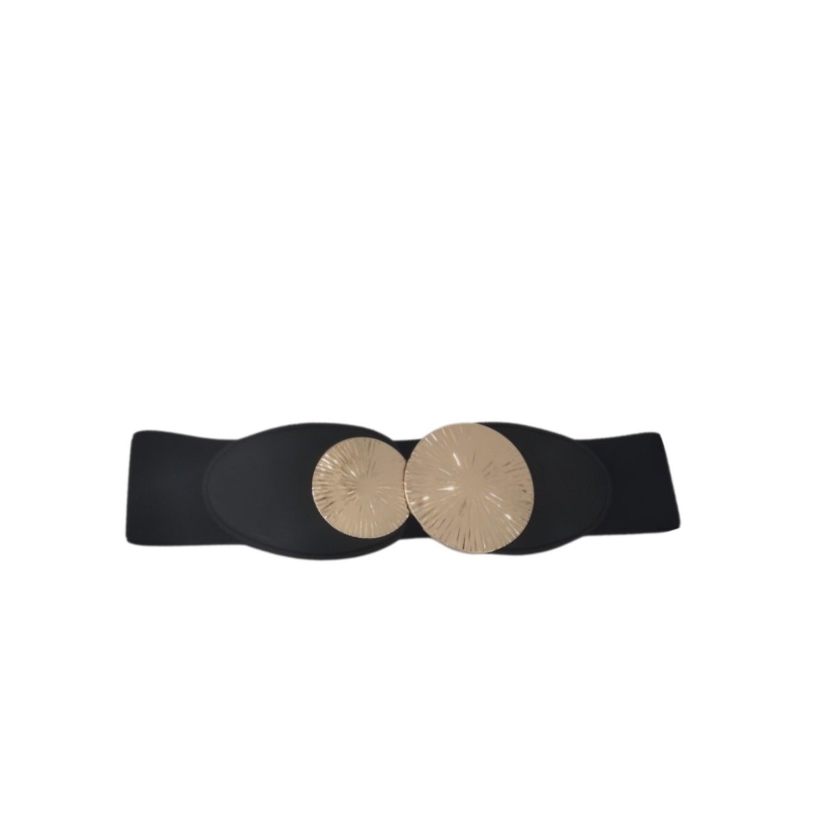 Belt TO Motif Large Cercle Golden Model Karo by Zictor