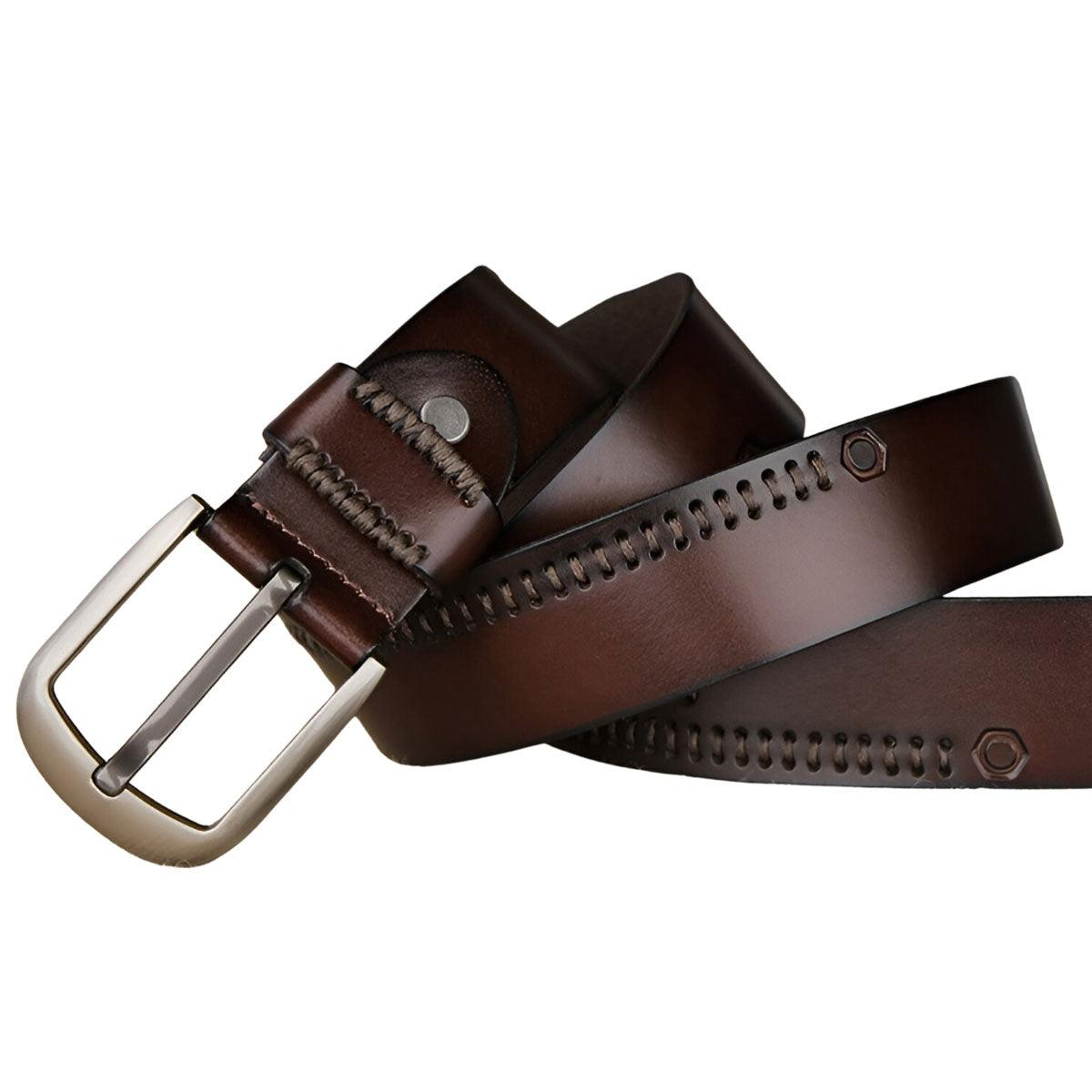 Belt In Leather For Men Model Amari by Zictor