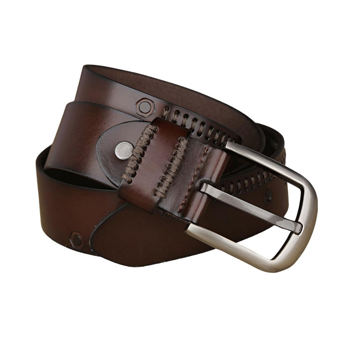 Belt In Leather For Men Model Amari by Zictor