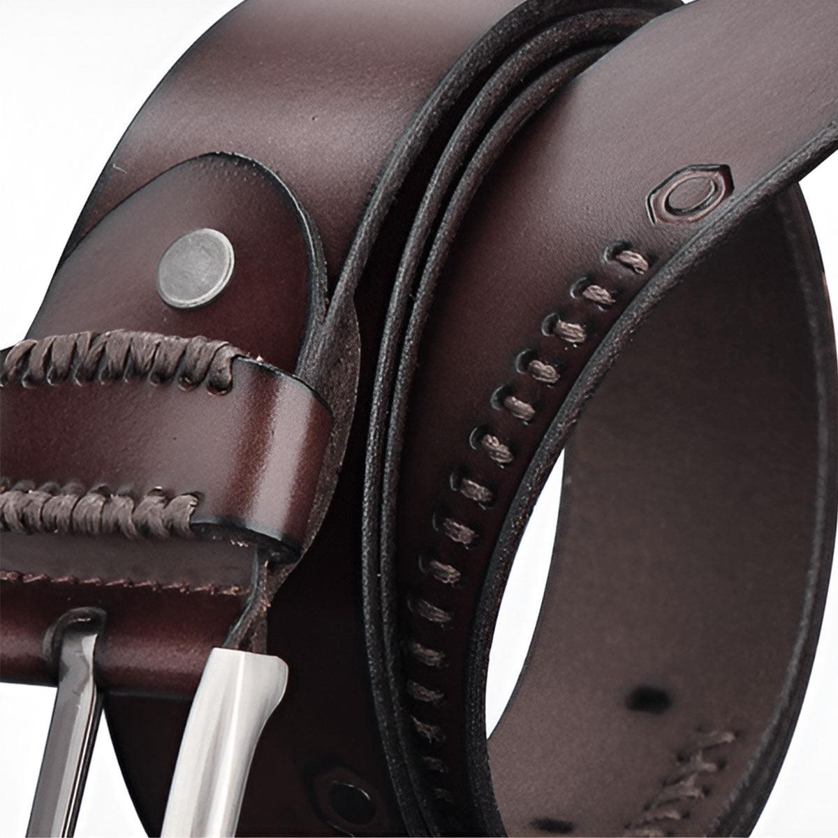 Belt In Leather For Men Model Amari by Zictor