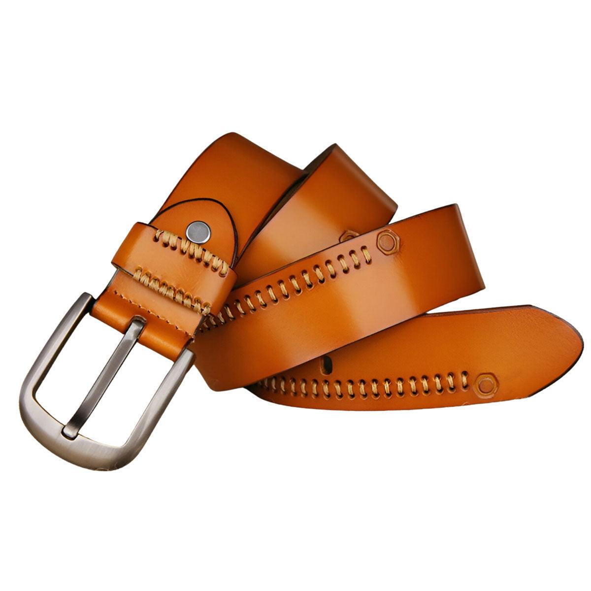 Belt In Leather For Men Model Amari by Zictor