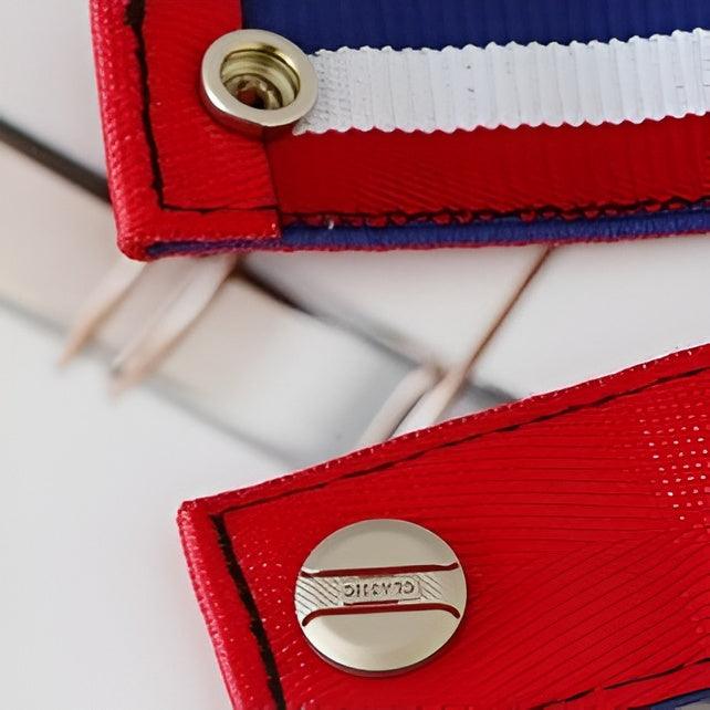 Belt Buckle Blue White Red Model Poet by Zictor