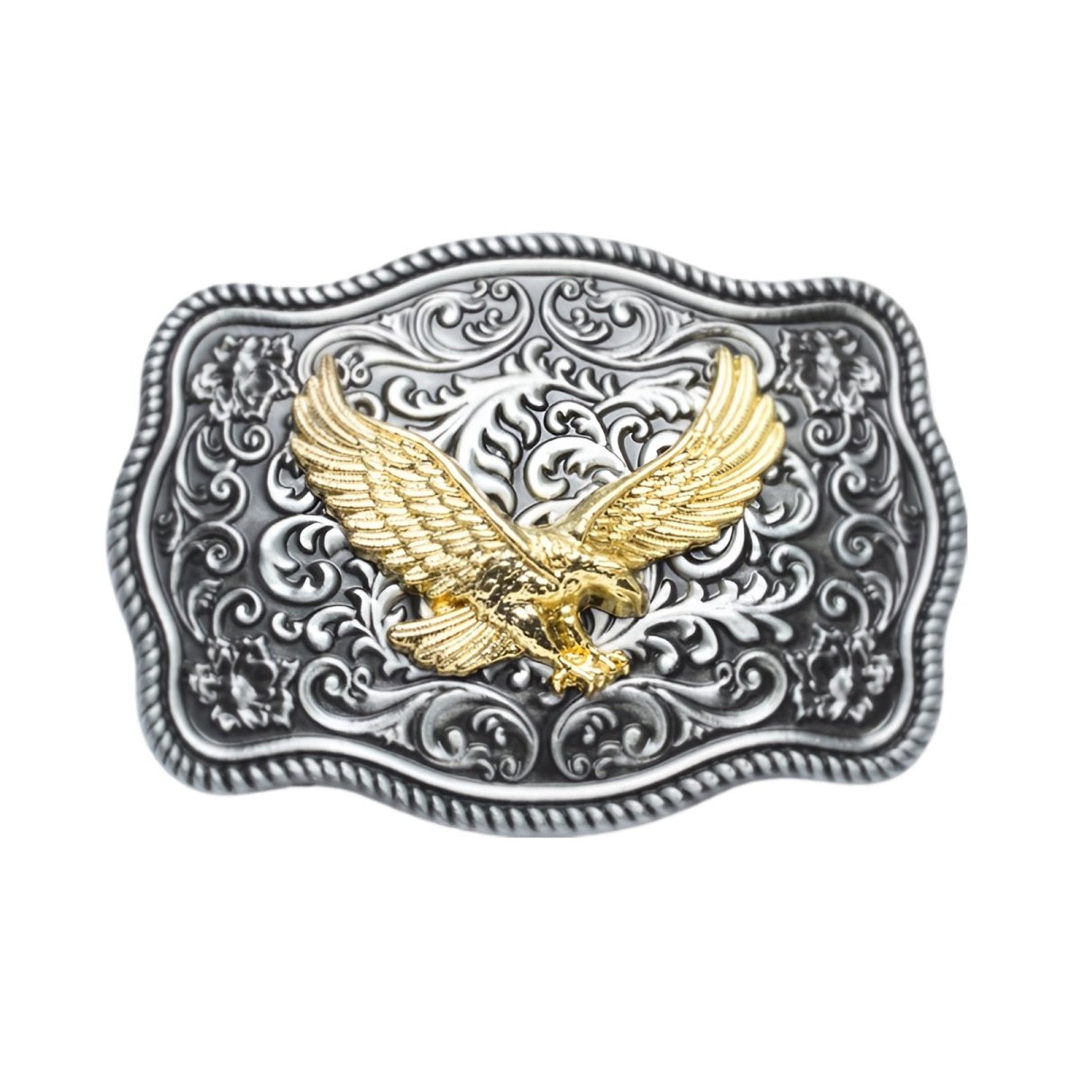 Buckle of belt Américaine, aigle golden, model Minori - Zictor