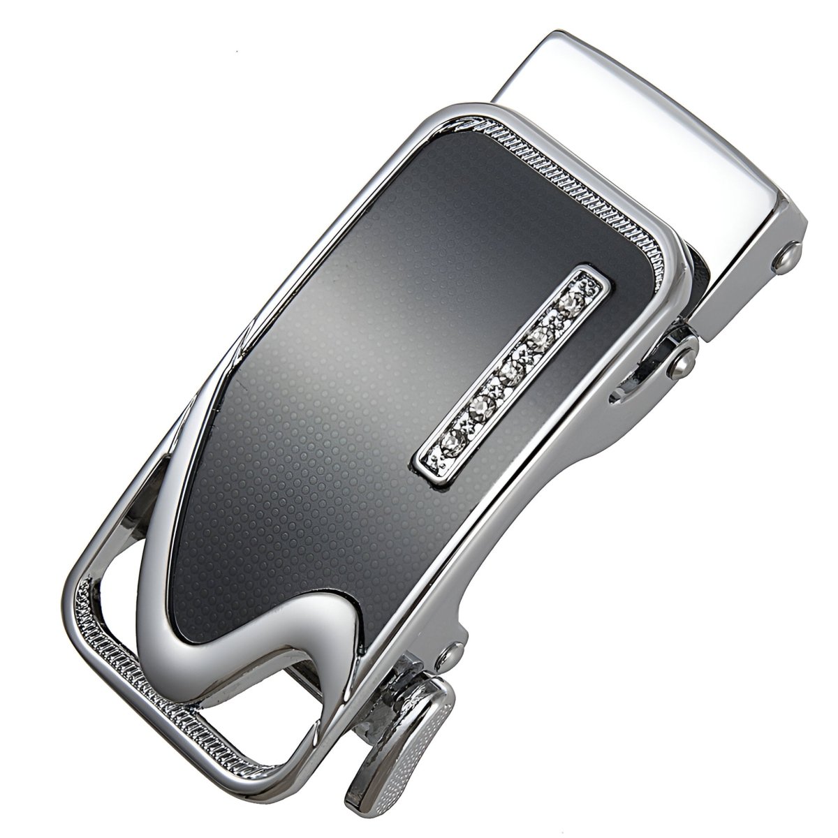 Buckle of belt auBerkeRayyanyatique, signature "S", model Cyan - Zictor