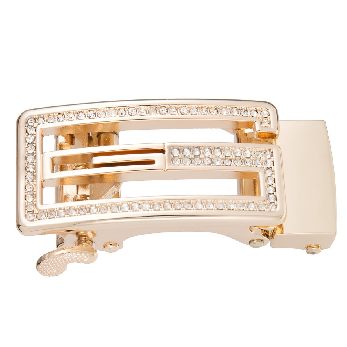 Buckle Of Belt Automatic TO Forme G TO Strass Model Slate by Zictor